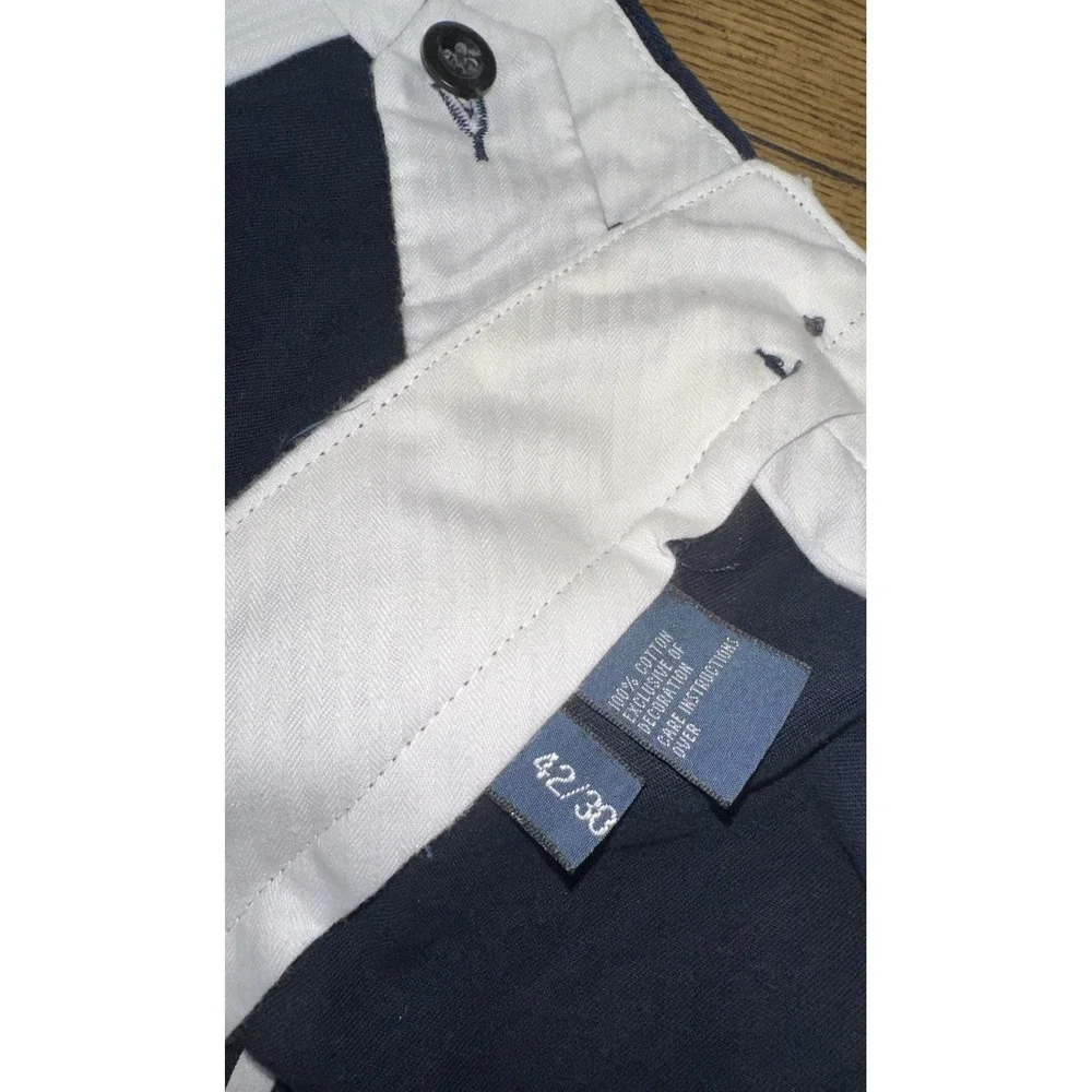 Polo Ralph Lauren Suffield Pants Men's‎ 42x30 Navy Blue Chino Classic Fit Cotton